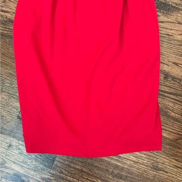 NWT Black Halo Jackie belted Red Sheath-jj9 - Picture 7 of 10